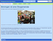 Tablet Screenshot of oekogemeinde.ch